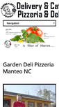 Mobile Screenshot of gardendelipizza.com